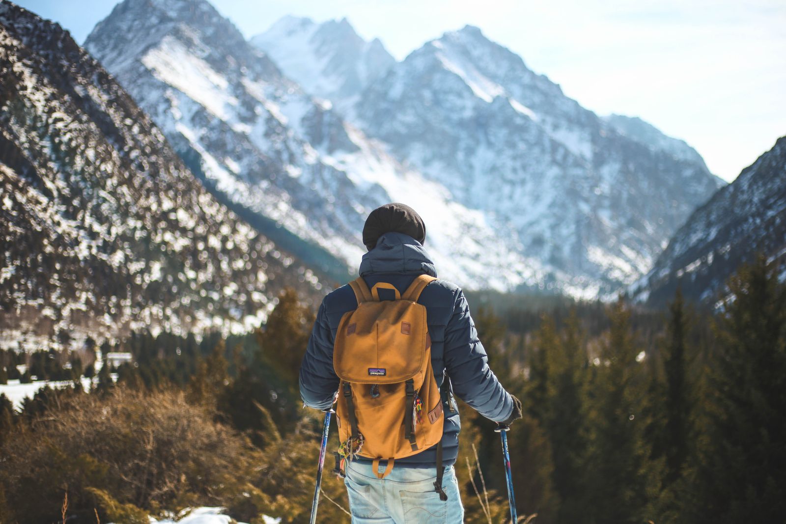 Wanderer in den Bergen